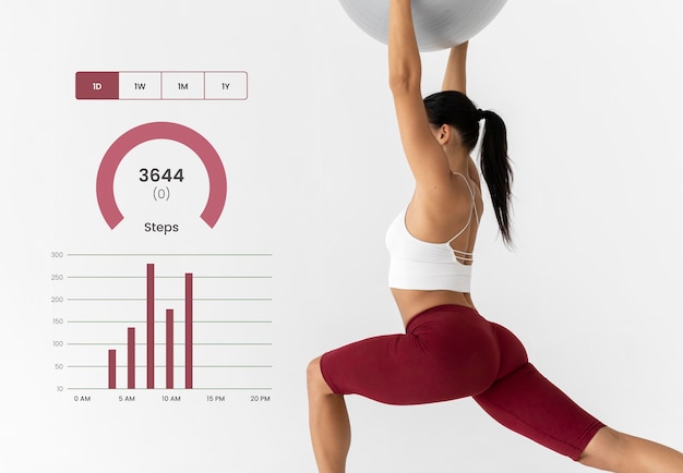 Measuring waist and tracking plank time