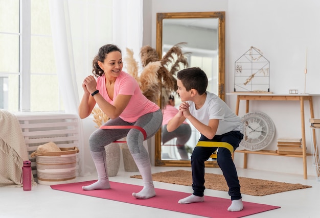 No-Equipment Needed: 40-Minute Resistance Band Workout for Kids, Teens & Busy Families