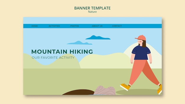 Flat, accessible hiking trail