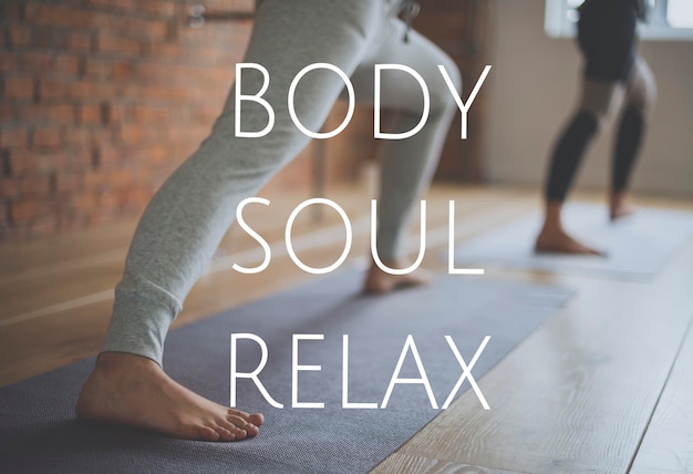 Person practicing mindful breathing before a workout