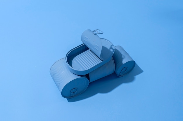 Small recovery tools on a shelf