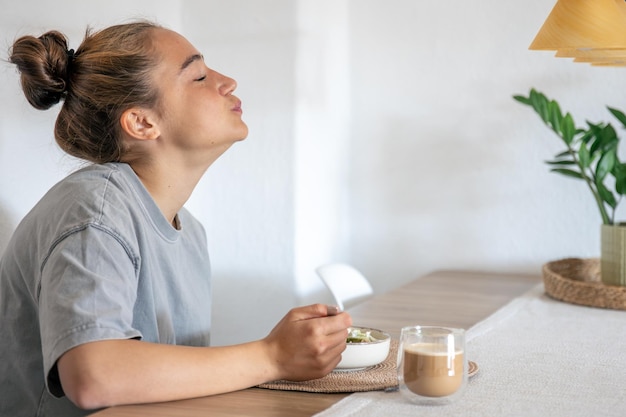 Man practicing mindfulness at sunrise