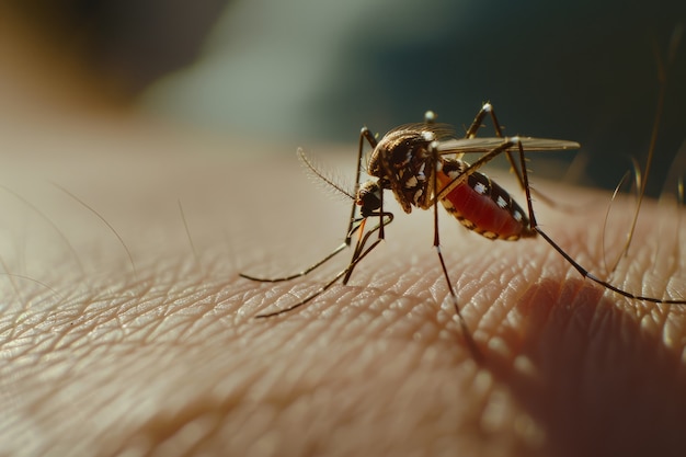 Family using insect repellent and wearing long sleeves outdoors