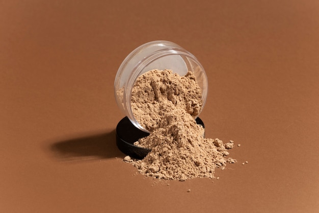 Assorted plant protein powders in bowls