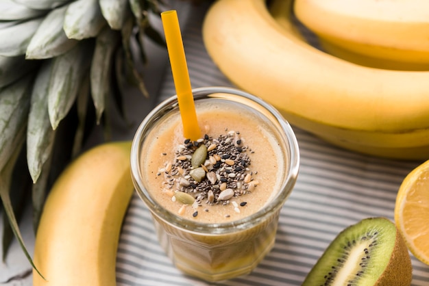 Post-workout banana smoothie