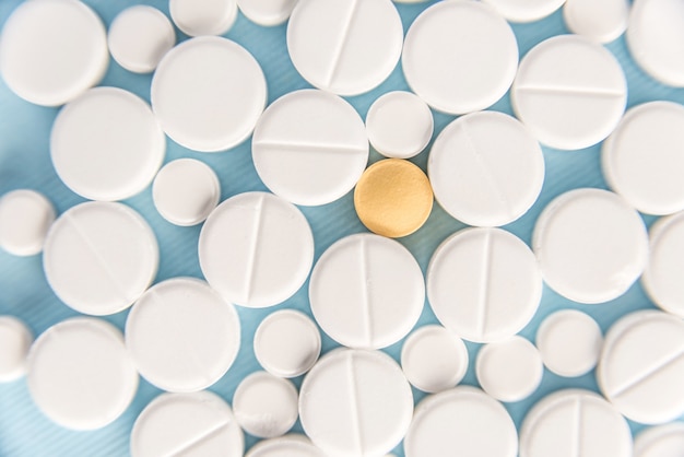 Propranolol pills on a surface