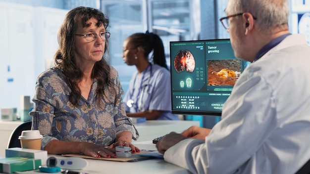 Public health team analyzing data on screens