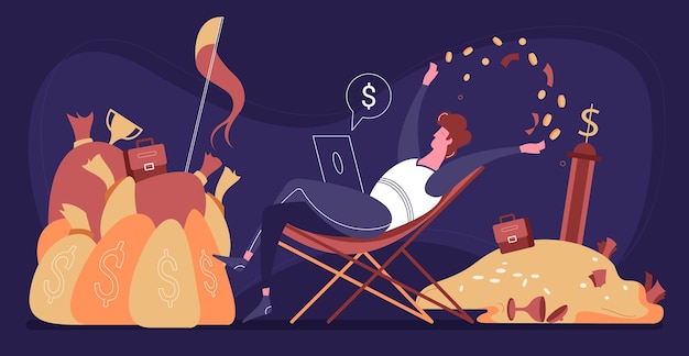 Illustration of sleep debt with a person counting hours on a clock