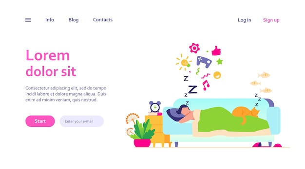 Well-prepared bedroom for quality sleep