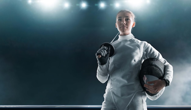 Professional doing morning workout before work