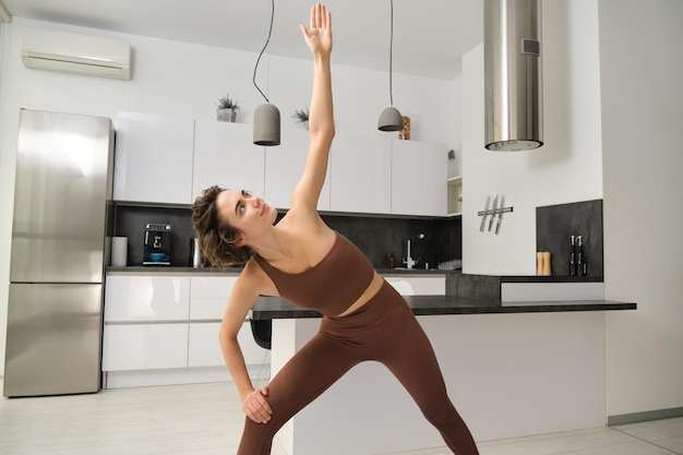 Person doing gentle stretches after eating