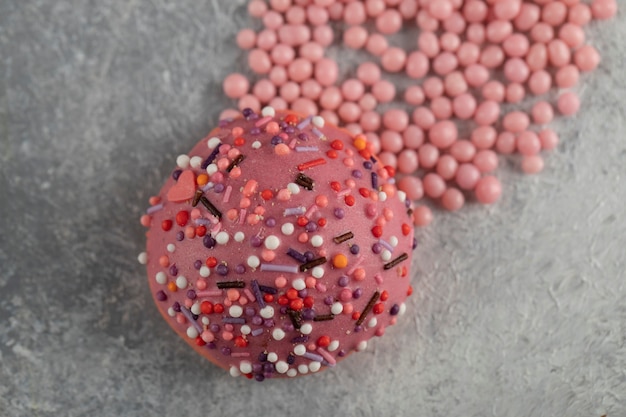 3D illustration of T-cells attacking cancer cells